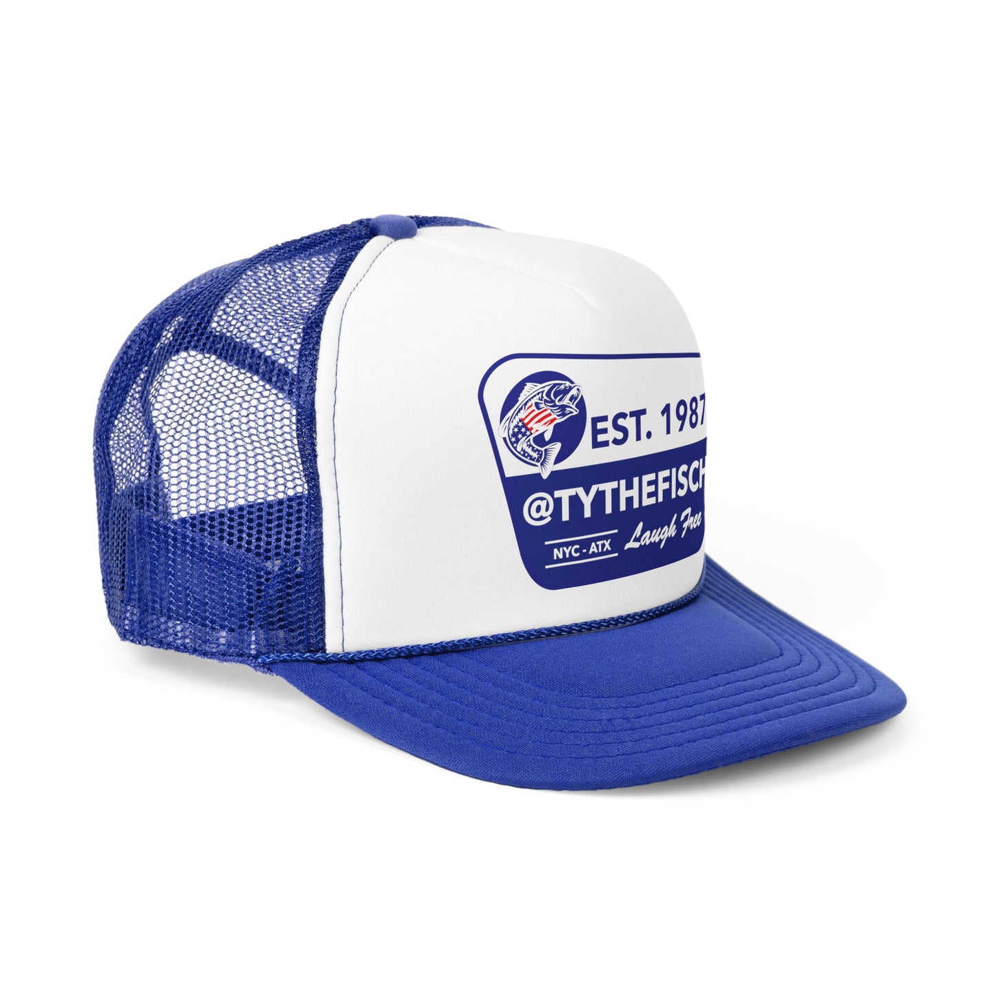 Fisch 1987 Blue Trucker Hat