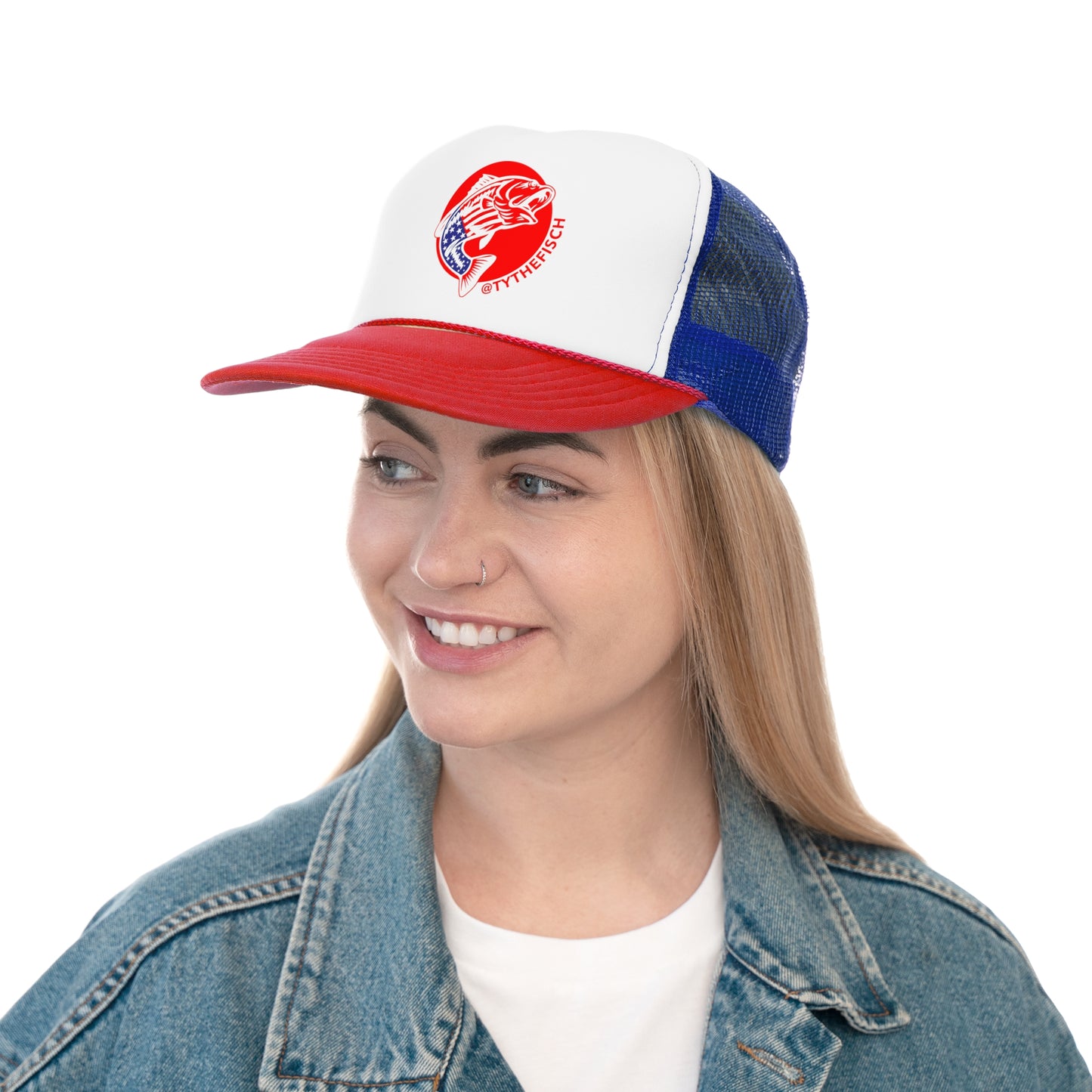 TYTHEFISCH Patriot Trucker Hat