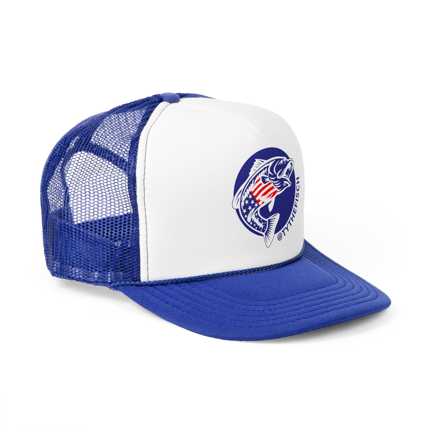 TYTHEFISCH Blue Trucker Hat