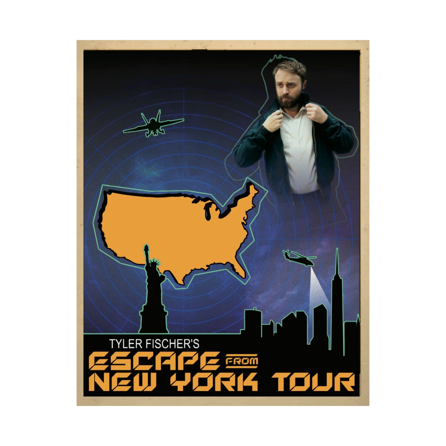 Escape from NY Matte Poster